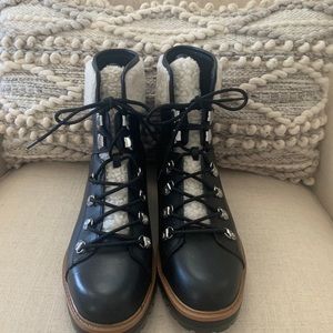 Marc Fisher Black lace up Boot
